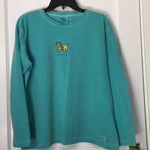 Life is good womens L Chilly Dog Jersey